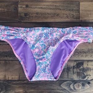 Victoria’s Secret Lavender Floral Bikini Bottoms